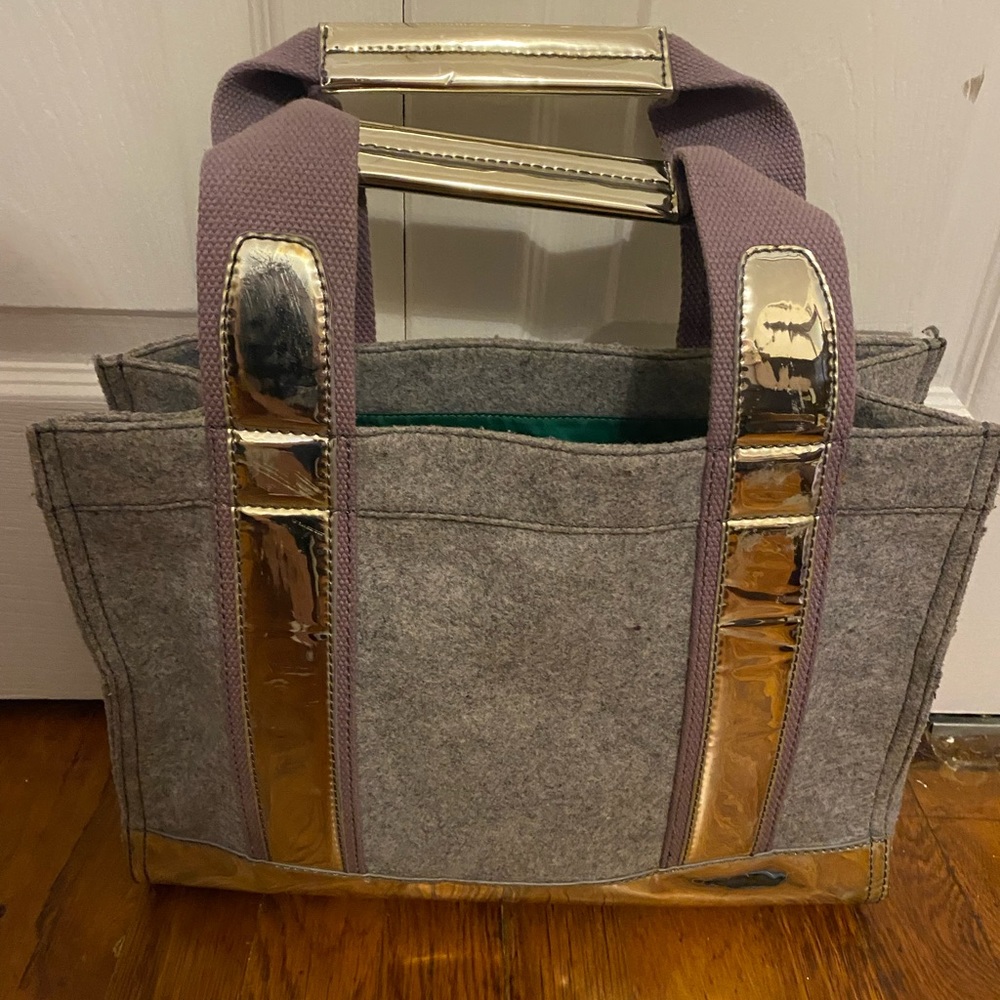 Tory Burch Tote grey wool